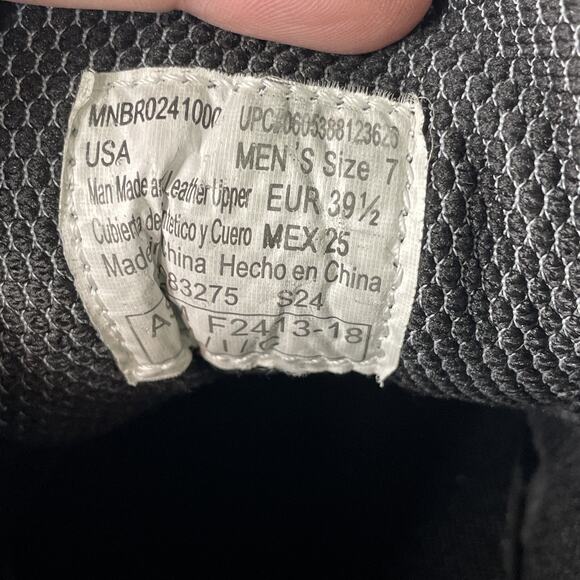 🍒 BRAHMA Mens 7 EU39.5 Steel Toe Sneakers Shoe Work Low Black Oil Slip Resistant - Picture 8 of 8